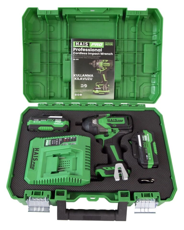 HAISPRO Profesyonel Darbeli Somun Sıkma 1100 Nm 21 V