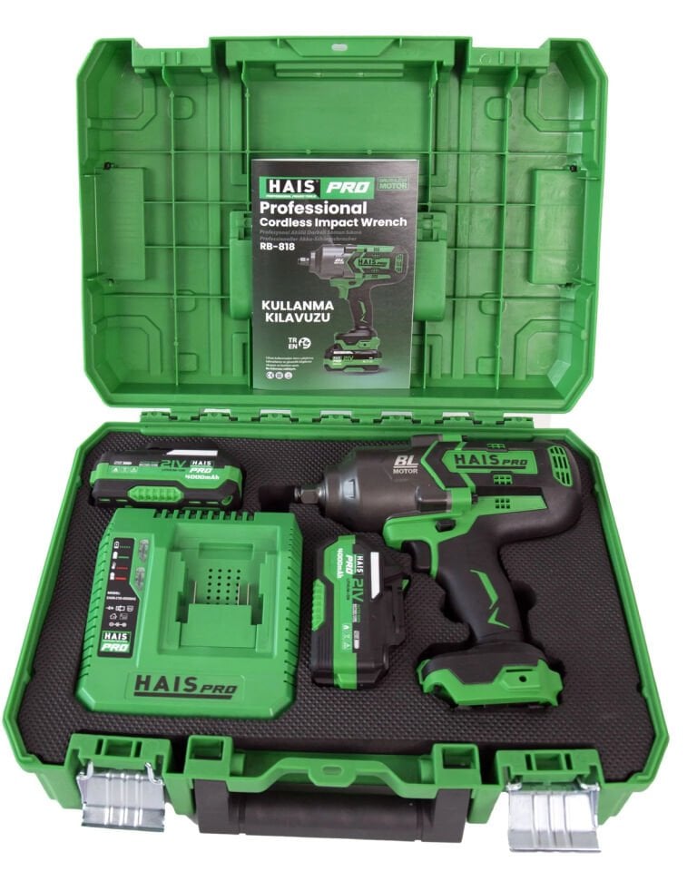 HAISPRO Profesyonel Darbeli Somun Sıkma 1300 Nm 21 V