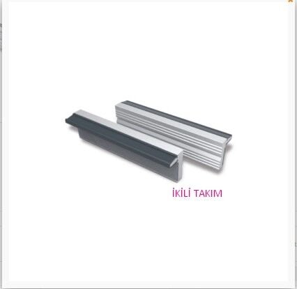 Alüminyum Mıknatıslı Mengene Çene  1599G 180