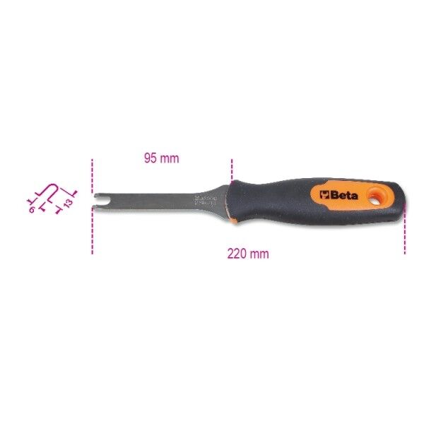 Macun Sıyırıcı Bıçak 1479U/13