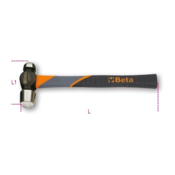 Fiber Saplı Bombe Başlı Çekiç 1377T 340